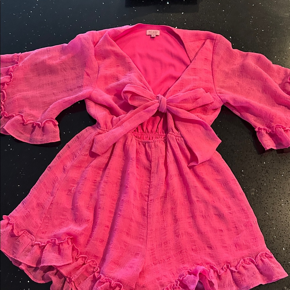 Miami Vibrant Pink Romper